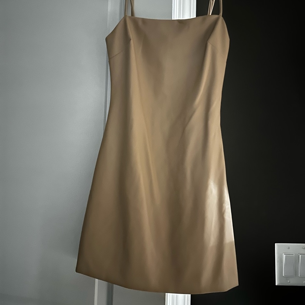 Bardot Annabelle vegan leather mini dress
